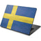Sweden Flag Distressed Dell Chromebook Skin